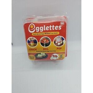 Egglettes Egg Cooker Hard Boiled Egg Pods, As Seen on TV - New